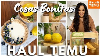 HAUL TEMU 🧡 Las cosas más bonitas  baratas y Buenas para tu Hogar Receta Pay de Limón delicioso🍋 [upl. by Ardnuhsor]