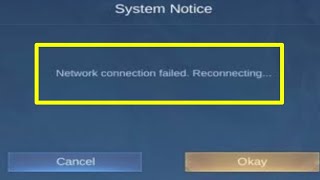 Fix Network connection failed Reconnecting in Mobile Legends  Network connection fail mobile legend [upl. by Batory490]