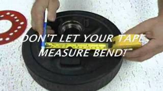 HOW TO MEASURE A 5 BOLT WHEEL PATTERN ACCURATELY [upl. by Ecurb]