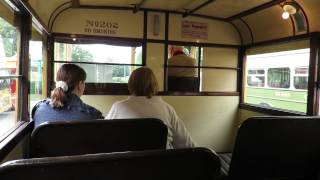 Ride on Bournemouth 1935 trolleybus 202 ALJ 986 [upl. by Xylia645]