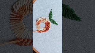 How to easy embroidery flower patterns easy embroidery flower pattern hand embroidery flower [upl. by Rehpetsirhc]