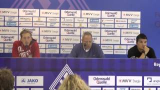 SV Waldhof Mannheim 07 vs 1 FC Kaiserslautern II Pressekonferenz 1314 [upl. by Airel]