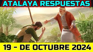 ESTUDIO DE LA ATALAYA DE ESTA SEMANA  RESPUESTAS  19 DE OCTUBRE 2024 [upl. by Tilagram500]