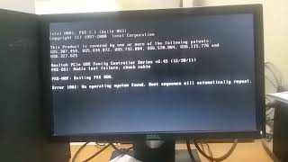 Error 1962 no operating system found lenovo fix [upl. by Lilith952]