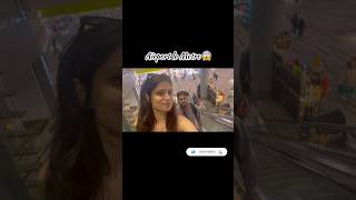 Asalu Airport lo Metro entra 🫡 trending teluguvlogs singapore ytshorts viralvideo shorts [upl. by Llennod]