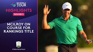 Rory McIlroy  Round 1 Highlights  2024 DP World Tour Championship [upl. by Hcurob731]