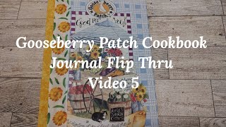 Gooseberry Patch Cookbook Junk Journal Flip Through Recipe Journal SOLD THANK YOU [upl. by Chae]