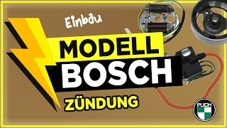 Einbau Modell Bosch ELECTRONIC ZÜNDUNG ⚡ RATLook Puch Maxi [upl. by Levram]