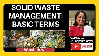 Solid waste management Basic terms हिंदी में  A Comprehensive Guide of basic Terminologies in Hindi [upl. by Nitaj872]