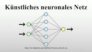 Künstliches neuronales Netz [upl. by Navonod]