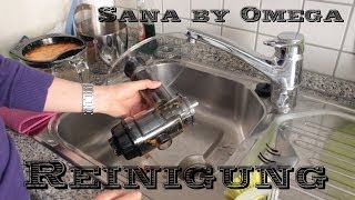 Reinigung Entsafter  Sana by Omega  einfach amp schnell [upl. by Akihsar]