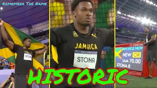 ROJE STONA Wins Jamaica First GOLD Medal At Paris Olympic [upl. by Mungo]