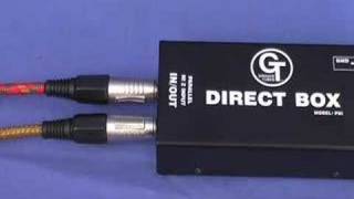 Groove Tubes Passive Direct Box DI PDI how to use Review [upl. by Hnid40]