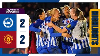 WSL Highlights Brighton 2 Man United 2 [upl. by Asiluj577]