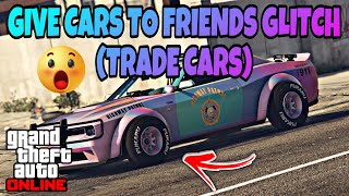 UPDATED GIVE CARS TO FRIENDS GLITCH  GTA 5 ONLINE  AFTER PATCH FACILITY METHOD 168 [upl. by Karrah437]