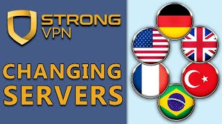 How to Change the server with the StrongVPN APP [upl. by Nil449]