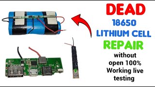 Dead Lilon Battery Repair 🔋🔋🔋 How to Repair Lithium ion Battery [upl. by Alphard130]