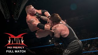 FULL MATCH  Brock Lesnar vs Undertaker  WWE Title Biker Chain Match WWE No Mercy 2003 [upl. by Pillihp]