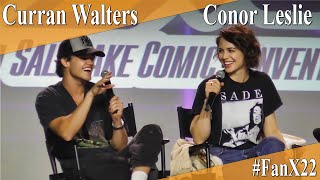 Titans  Conor Leslie and Curran Walters  Full PanelQampA  Salt Lake FanX 2022 [upl. by Snave]