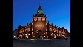 Östermalm Market Hall built in 1888 in Stockholm Sweden Östermalms Saluhall [upl. by Cleodell441]