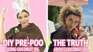 HOW TO PRE POO USING COCONUT OIL  THE TRUTH ABOUT USING COCONUT OIL [upl. by Leopold]