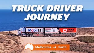 Walkinshaw Andretti United Truck Driver Journey From Melbourne to Perth [upl. by Wandis]