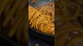 Easy and Quick Bolognese pasta in less then 30 minutes perfectpasta easypasta italianfood pasta [upl. by Kosak549]