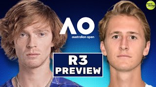 Andrey Rublev vs Sebastian Korda  Preview amp Prediction  2024 Australian Open [upl. by Carli]