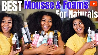 Best Mousse amp Foams For Naturals  CRAZY Definition amp Moisture on DRY Hair [upl. by Stedmann894]