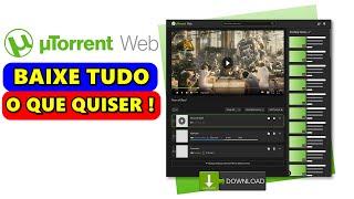 UTORRENT WEB  COMO FAZER DOWNLOAD PELO UTORRENT [upl. by Reiss996]