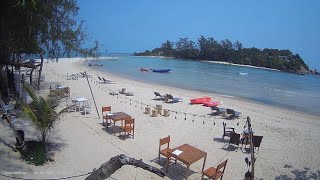 🔴 Lost Beach Bar amp Restaurant  Chaweng  Koh Samui  Thailand  Live Beach Webcam  2160p 4K [upl. by Bainter603]