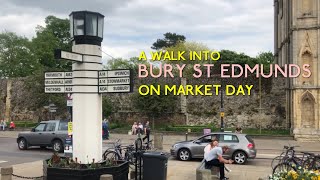 Market Day in Bury St Edmunds UK [upl. by Anawaj443]