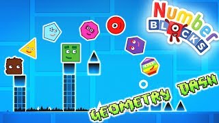 Numberblocks Play Geometry Dash [upl. by Jollenta]