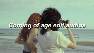 Popular edit audios to make you feel like a teen in a coming of age movie ✨ [upl. by Anrym]