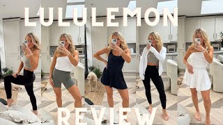 Best Things To Buy From Lululemon  Lululemon Review Haul amp Try On Lululemon align leggings [upl. by Eened]