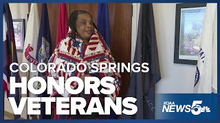 Colorado Springs honors veterans with different gestures [upl. by Eiloj688]