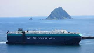 1130630 華倫威爾森WALLENIUS WILHELMSEN台汎輪TAIPAN進出基隆港 [upl. by Aleetha]