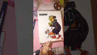 GARGAMEL ÇİZİMİ ✏️✨gargamel cat smurfs smurfsmovie çizim şirinler drawing art shortvideo [upl. by Enived]