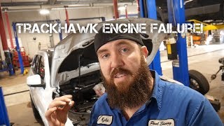 TRACKHAWK HELLCAT ENGINE ISSUE AND HEAD REMOVAL [upl. by Aleinad]