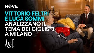 Vittorio Feltri e Luca Sommi analizzano il tema dei ciclisti a Milano  Accordi e Disaccordi [upl. by Winn421]