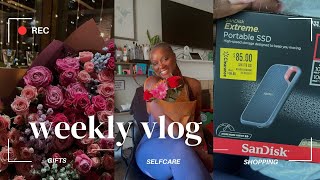 MONKA Monday  self care grocery shopping external hard drive ampmore [upl. by Ozkum]