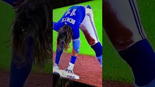 Bo Bichette UNBELIEVABLE off the bag shorts [upl. by Eduam]