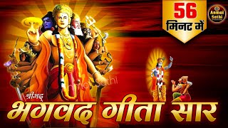 संपूर्ण गीता सार 56 मिनट में  Bhagwat Geeta Saar In 56 Minutes  Best Krishna Motivational Speech [upl. by Statis297]