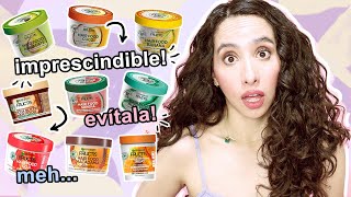 RANKING de TODAS las HAIR FOOD de GARNIER Favoritas a decepciones [upl. by Volding]