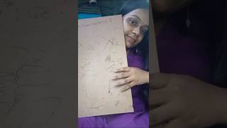 Dirty Painting board change into a beautiful alpona board🤩 youtubeshorts PriyasArtLifeofficial [upl. by Lodie]