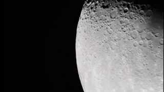 Moon through 14 inch Meade LX200 [upl. by Osanna]