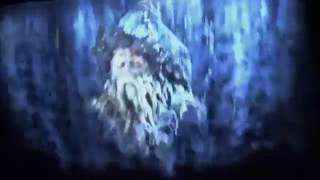 Davy Jones Waterfall Projection Effect  Pirates of the Caribbean Disneyland [upl. by Stoll]