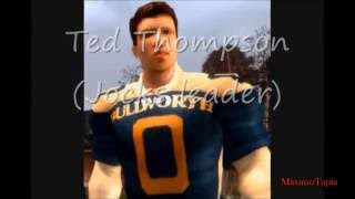 Bully SE Omar Romero Boss vs Ted Thompson Jocks Full HD [upl. by Adlih]