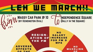 OPPOSITION LEH WE MARCH THIS SATURDAY MARCH 23rd 10am MASSY CAR PARK KENSINGTON [upl. by Ciardap]