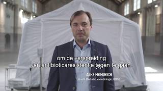 Oproep onderzoeker Alex Friedrich antibioticaresistentie subs [upl. by Kee103]